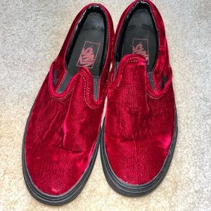 Red Velvet Vans
